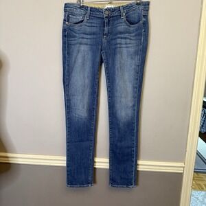 Paige Jimmy Jimmy Skinny Jeans Women's 27 (30x30) Blue Denim Pants‎ Stretch